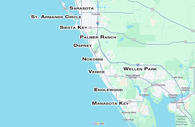 Caring Transitions of Venice Florida. Serving Seniors in Coastal Sarasota, Englewood, Manasota, Nokomis, Osprey, Longboat Key, St. Armands Circle, Siesta Key, Venice, Wellen Park, and Palmer Ranch